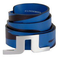 j lindeberg bridger printed leather belt