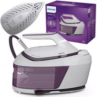 philips 6000 series psg602030 estacion de planchado al vapor 2400 w 18 l suela steamglide plus purpura