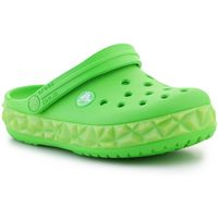 crocs sandalias croc band geometric glow band clog k 210132-3wa para nino