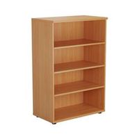 book case 1200 with 3 shelves - beech - wds1245be