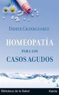 homeopatia para los casos agudos