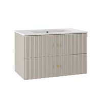 mueble lavabo encastrado estratificado 80cm