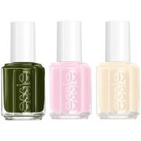 essie esmalte para unas set of 3 nail polishes - 863 force of nature  831 sing para mujer