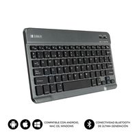 subblim teclado bluetooth smart bt keyboard grey