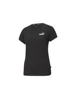 camiseta puma essenstials small logo mujer negro