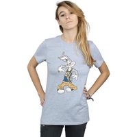 dessins animes camiseta manga larga rapper para mujer