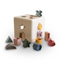 cubo didactico figuras geometricas mushie solid original