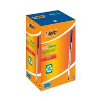 bic ecolutions stic ball pen recycled slim 10mm tip 04mm - 893240