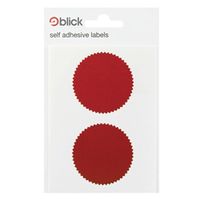 blick company seal 50mm diameter red 8 per dispenser 160 pack