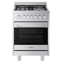 vitrokitchen st6060in cocina a gas natural 4 fuegos con horno electrico 60cm