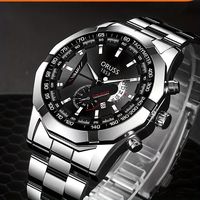 reloj genuino para hombres resistente al agua luminoso con calendario esfera grande moda reloj deportivo simple para hombres eleccion ideal para regalos