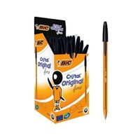 bic cristal pen fine black pk 50 - 872731