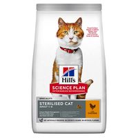 hills science plan pienso para gatos - pack ahorro - adult sterilised con pollo - 2 x 15 kg