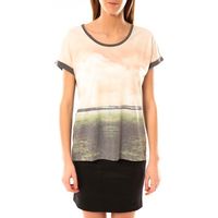 vero moda blusa cloud ss top 10096122 mahogany para mujer