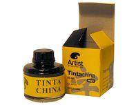 artist a21131 - tinta china color negro bote de 60 ml