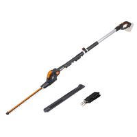 cortasetos pertiga a bateria worx 20v 45 cm largo cuchilla