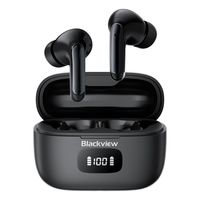 blackview airbuds 8 auriculares bluetooth con cancelacion activa de ruido negros