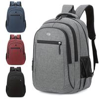 mochila de moda impermeable de tela oxford de color solido de gran capacidad para hombres ideal para llevar la computadora regalo de navidad