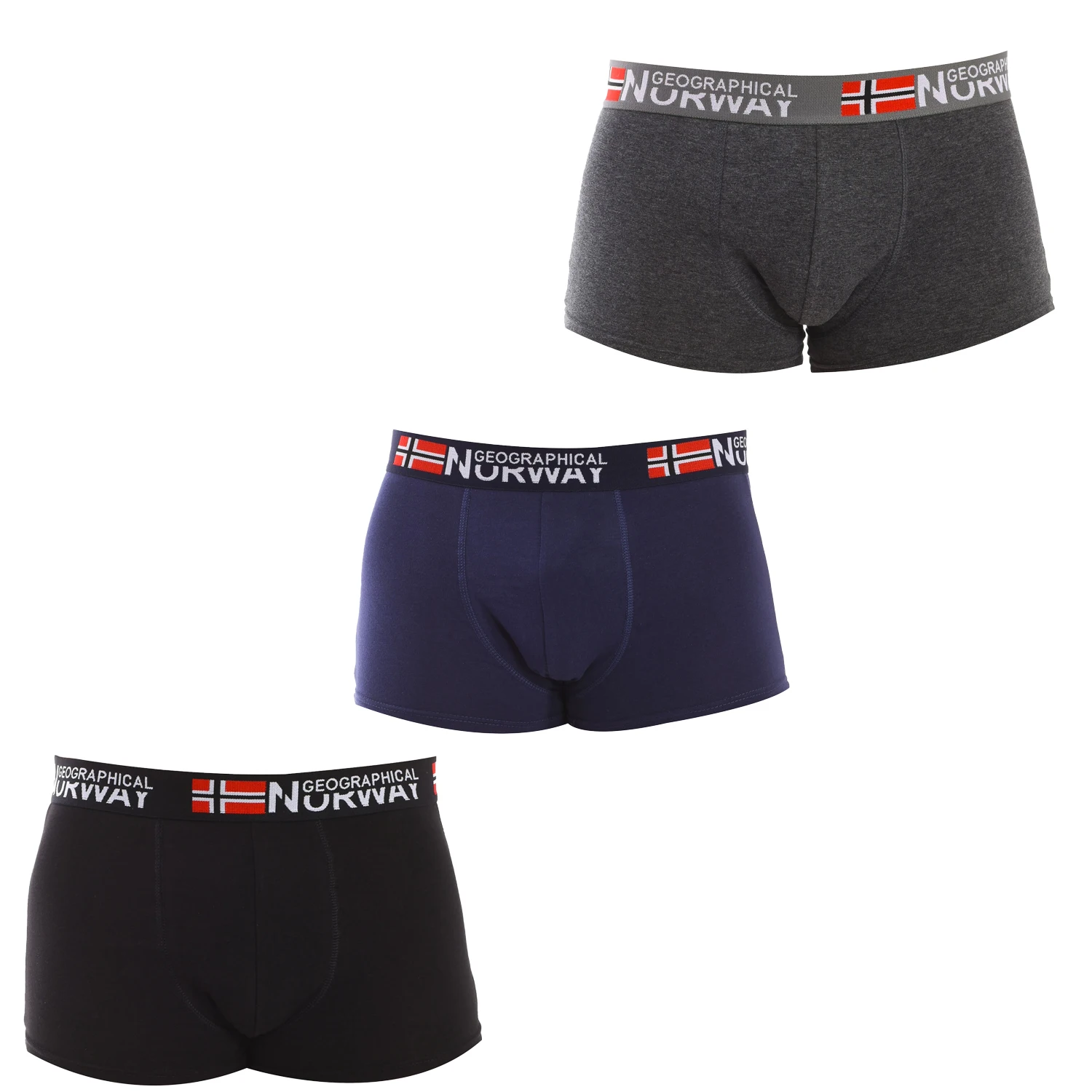 pack de 3 boxers geographical norway gn1000 para hombre