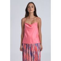 molly bracken camiseta tirantes mw106bp-coral pink para mujer