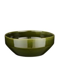 cuenco de ceramica verde d225