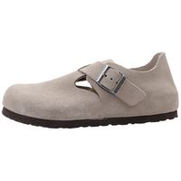 birkenstock zuecos london leve taupe para mujer