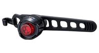 luz trasera recargable cateye orb negra