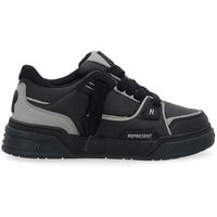 represent sandalias zapatilla estudio de cuero negro para hombre