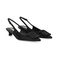 bibi lou zapatos de tacon bajo mujer - negro talla 39