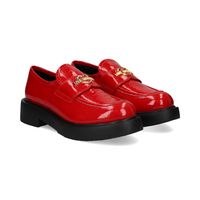 love moschino mocasines mujer - rojo talla 38