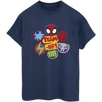 marvel camiseta manga larga spidey and his amazing friends up para mujer