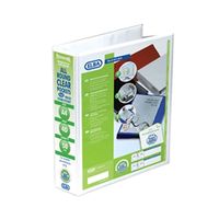 elba panorama 50mm 4 d-ring presentation binder a4 white pack of 10