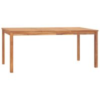 vidaxl mesa de comedor de jardin madera maciza de teca 180x90x77 cm