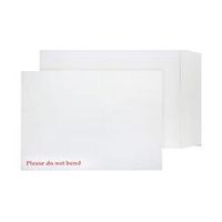 q-connect c4 envelopes board back peelseal 120gsm white pk 125-kf3525