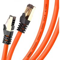 duronic cable de red sftp cat8 2m naranja