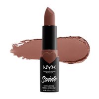 barra de labios - suede matte lipstick - professional makeup - nyx suede matte lipstick-free spirit