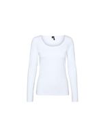 camiseta vero moda maxi myoft uneck bright white mujer