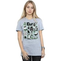 elf camiseta manga larga bi21972 para mujer