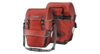 ortlieb bike packer plus 42l par de bolsas para bicicleta salsa dark chili red