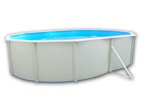 piscina desmontable galvanizada oval 120x366x500 cm