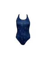 banador de natacion ras gardenia sport back navy mujer