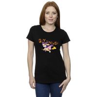 dessins animes camiseta manga larga fly by night para mujer