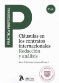 clausulas en los contratos internacionales redaccion y analisis