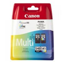 canon oem pg-540 cl-541 black and colour ink cartridge multipack