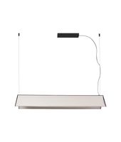 lampara colgante lineal blanca 115 cm ludovico led