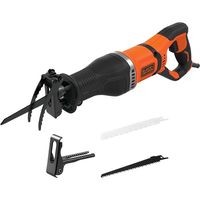 black  decker bes301-qs sierra de sable 750w carrera 20mm con 2 hojas y soporte para ramas