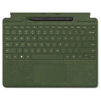 microsoft signature keyboard cover alcantara bosque para surface pro 89x  surface pen 2