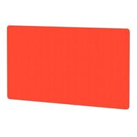 air screen for b2b desk 1600x800mm bespoke tabasco orange fabric