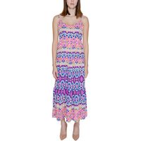 only vestido largo onlalma life poly strap aop 15256834 para mujer