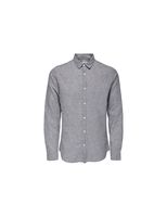 camisa only  sons caidensolid linen dress blues hombre